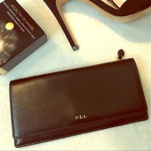 Lauren Ralph Lauren wallet black purse brand new